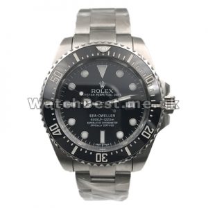 Classic Black Ceramic Bezels And Black Dials Male Replica Rolex Deepsea Watches Online Sales