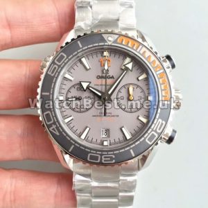 Grey Dials 45.5MM Male Omega Planet Ocean Replica Automatic Watches