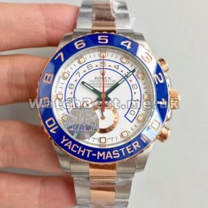 44MM Automatic Fake Rolex Yacht-Master II Male Watches With White Dials