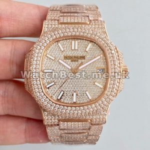 40MM Rose Gold Dials Automatic Patek Philippe Nautilus Fake Male Watches