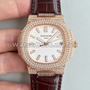 Automatic Male Patek Philippe Nautilus Replica 40MM White Dials Watches