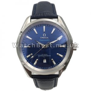 40MM Male Automatic Omega Seamaster Replica Blue Dials Watches